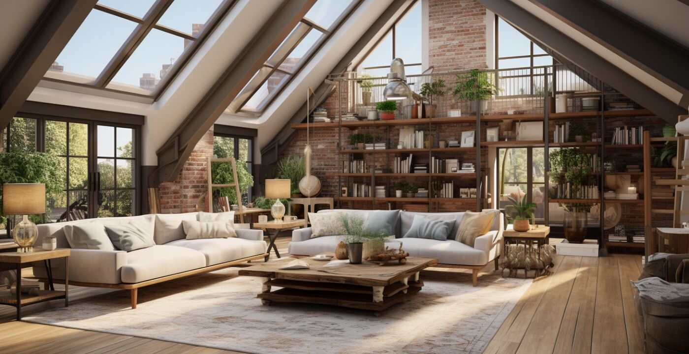 neutral decor loft